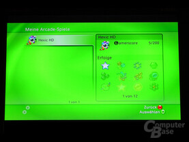 Benutzeroberfläche - Arcade-Spiele