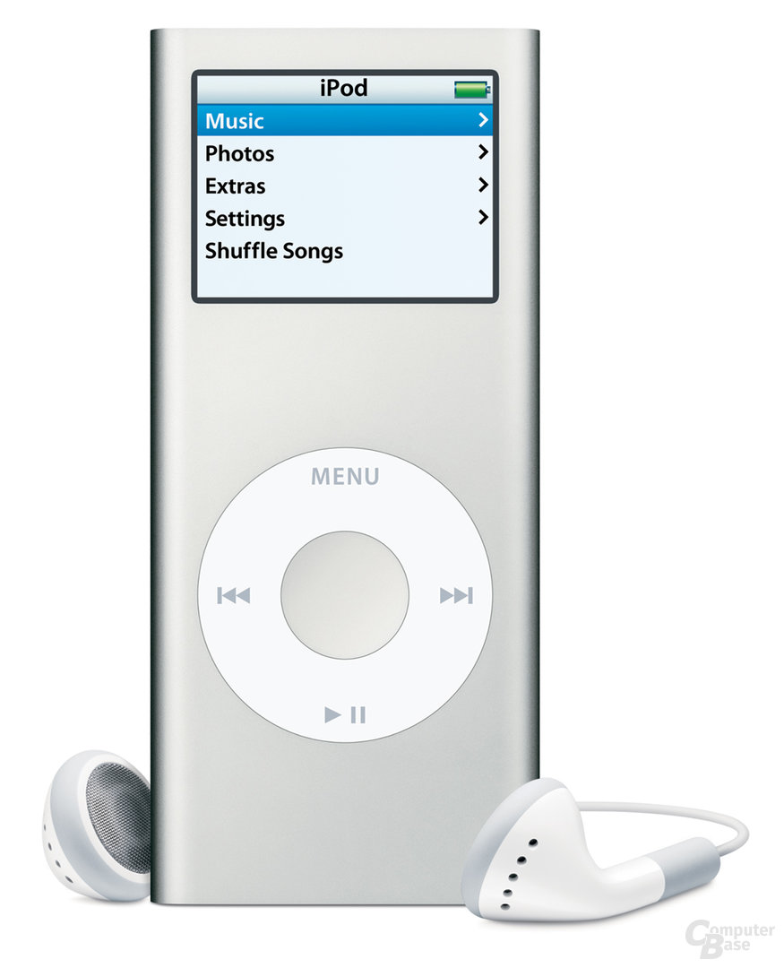 Neuer Apple iPod nano aus Aluminium und mit 40 Prozent hellerem Display