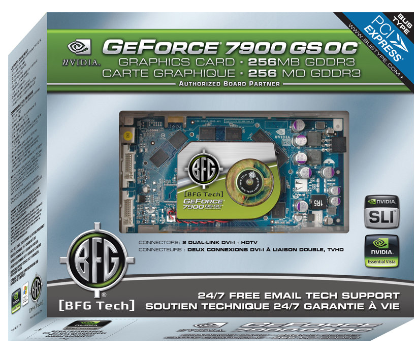 BFG GeForce 7900 GS OC 256MB PCIe