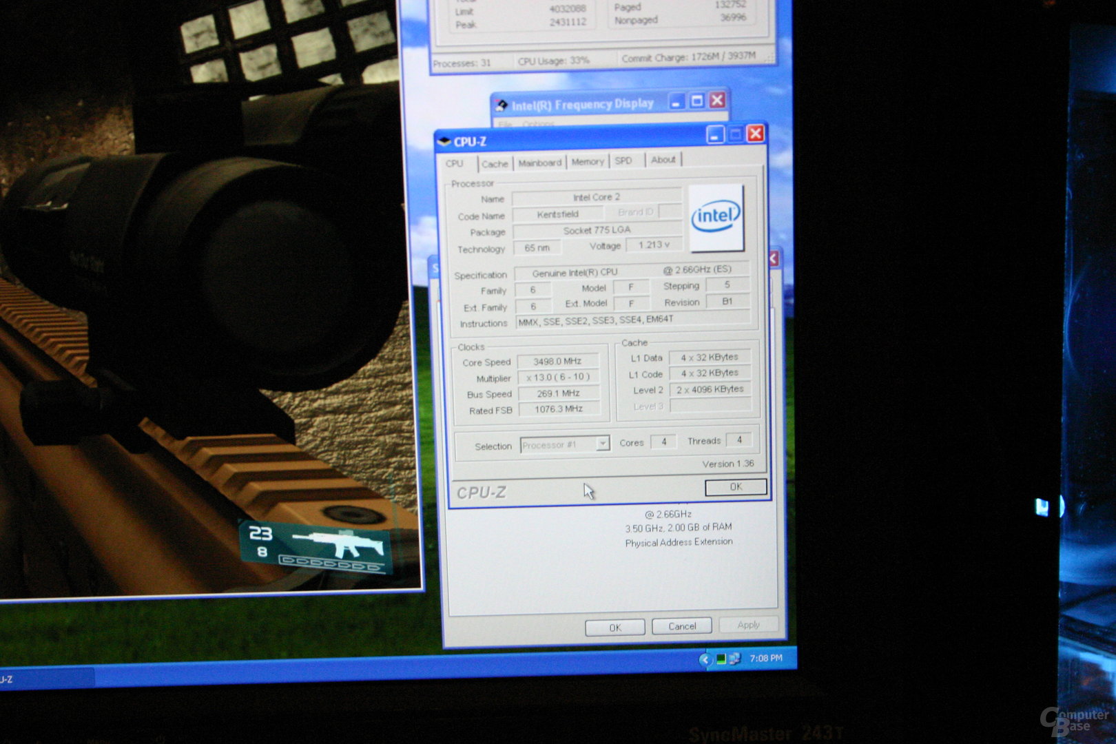 Übertaktetes Demo-System mit Intel D975XBX2