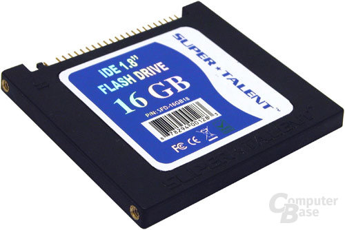 Super Talent Solid State Disk mit 16 GB und 1,8"