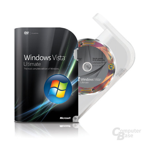 Windows Vista Ultimate Verpackung offen