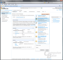 Office Live Business Contact Manager Dashboard Allgemeine Aufgaben