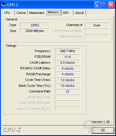 Asus Striker Extreme CPU-Z RAM max