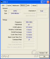 EVGA 680i SLI CPU-Z RAM max