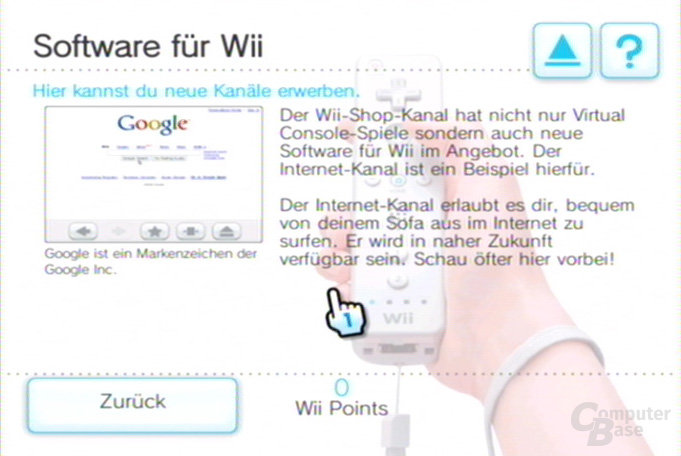 Shop-Kanal: Wii-Software