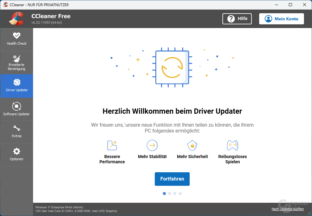 CCleaner – Driver Updater