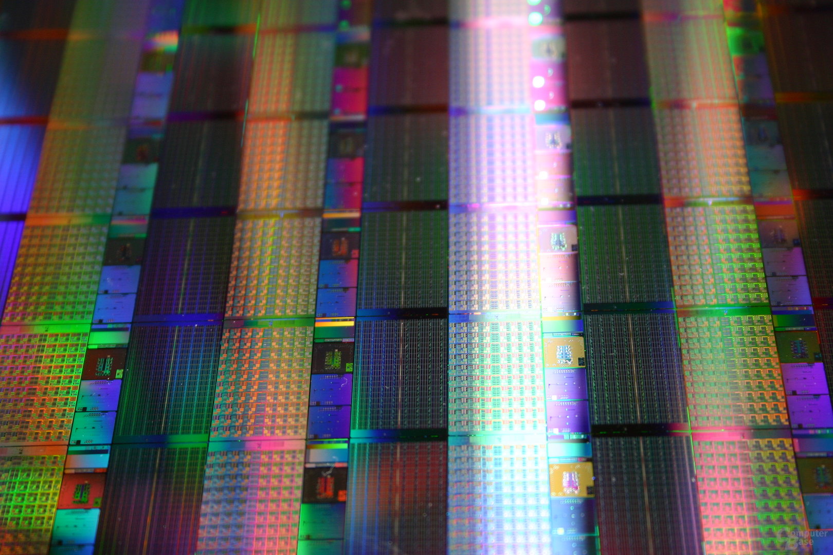Wafer mit 80-Core-CPUs