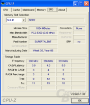 Super Talent CPU-Z SPD