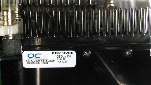 DDR2 von 800 bis 1067 MHz im Test: Wasserkühlung für den Arbeitsspeicher