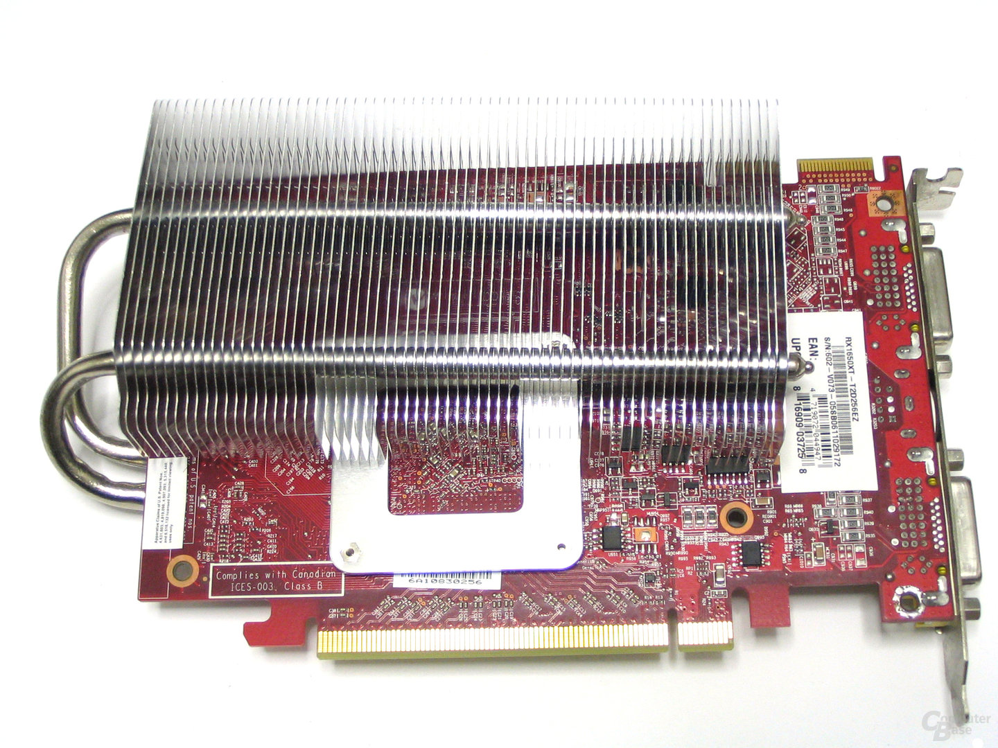 MSI Radeon X1650 XT Rueckseite