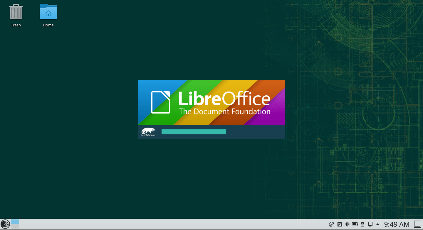 openSUSE Leap (KDE) – LibreOffice Start