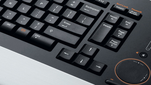 Logitech diNovo Edge im Test: Die Tastatur wird zum Statusobjekt
