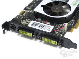 XFX GeForce 8600 GT XXX Slotblech