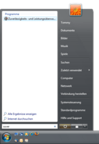 Windows Zuverlässigkeitsindex im Startmenü