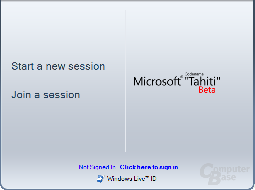 Microsoft Codename „Tahiti“ Pre-Beta