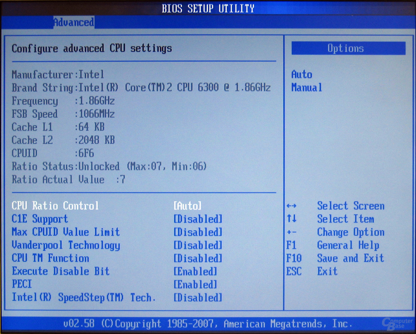 Asus P5K Deluxe BIOS