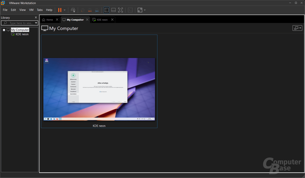 VMware Workstation Pro – My Computer
