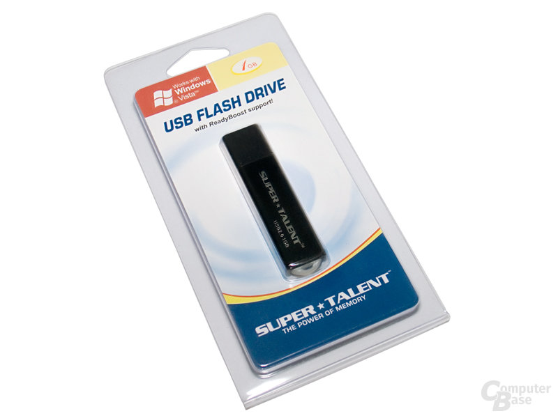 SuperTalent RBST USB Flash Drive – Verpackung