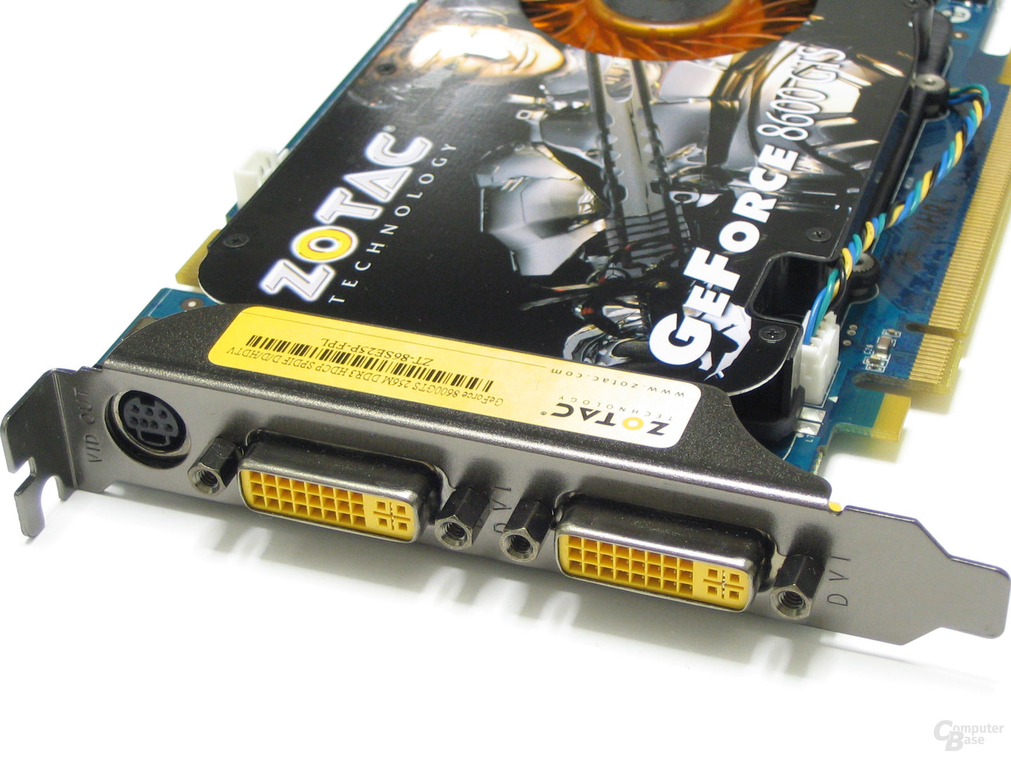 GeForce 8600 GTS AMP! Edition Slotblech