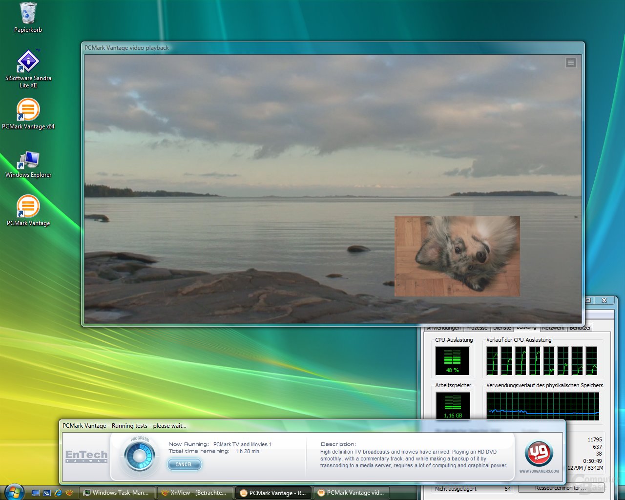 PCMark Vantage – TV und Movies 1