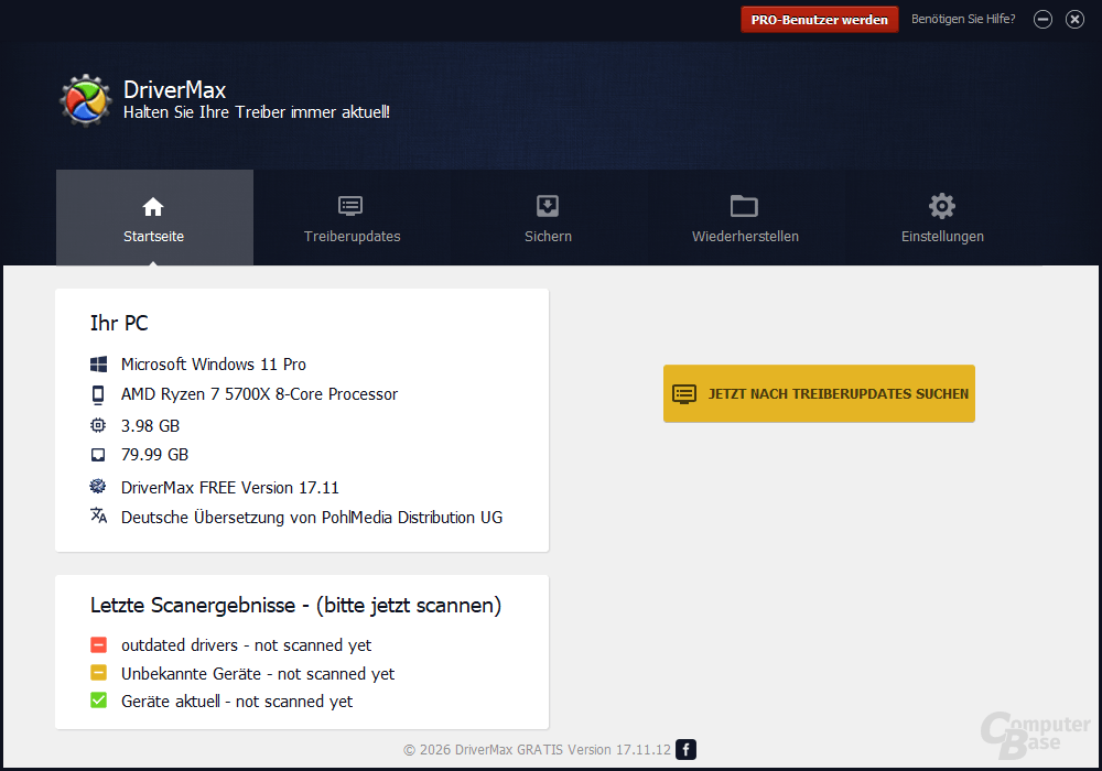 DriverMax – Startseite