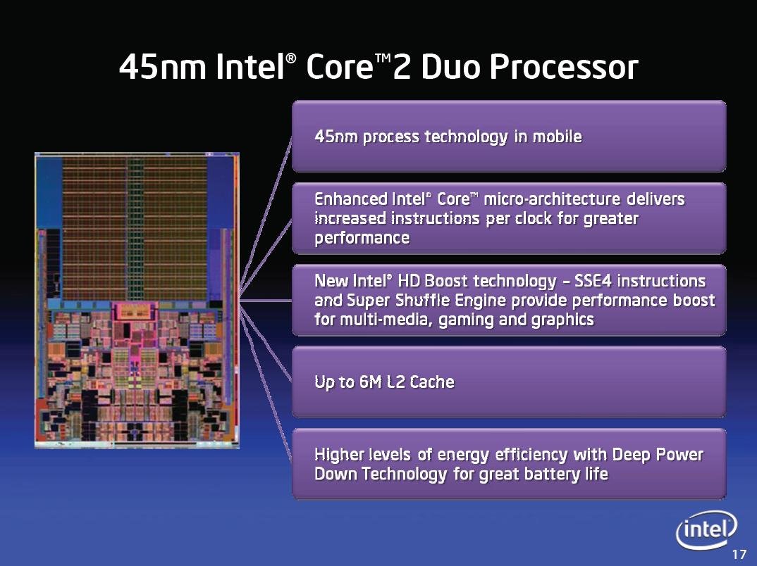 Intel Penryn-Features