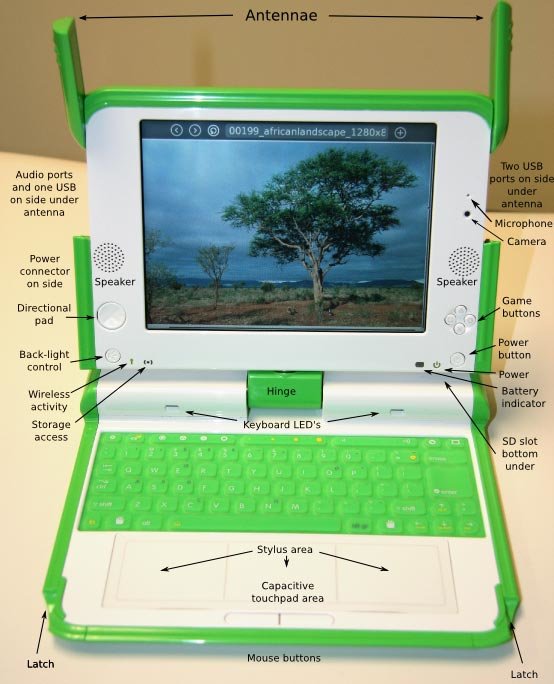 OLPC XP von vorne