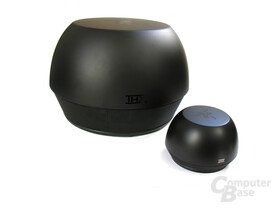 Größenvergleich Satellit - Subwoofer
