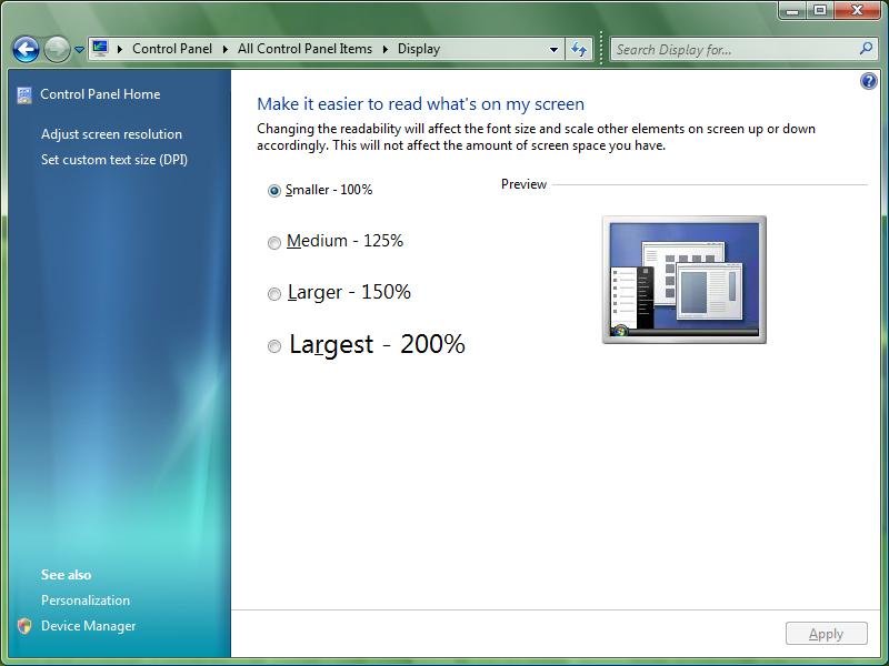 Windows 7 (Vienna) Milestone 1 – Quelle: Thinknext.net