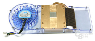 Radeon HD 3850 IceQ3 Turbo X Kühlerrückseite