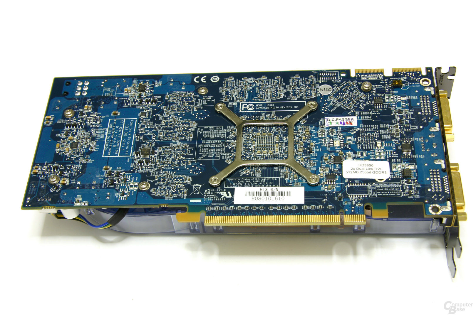 Radeon HD 3850 IceQ3 Turbo X Rückseite