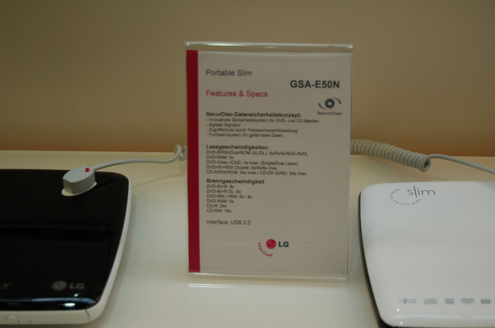 Technische Daten LG GSA-E50N