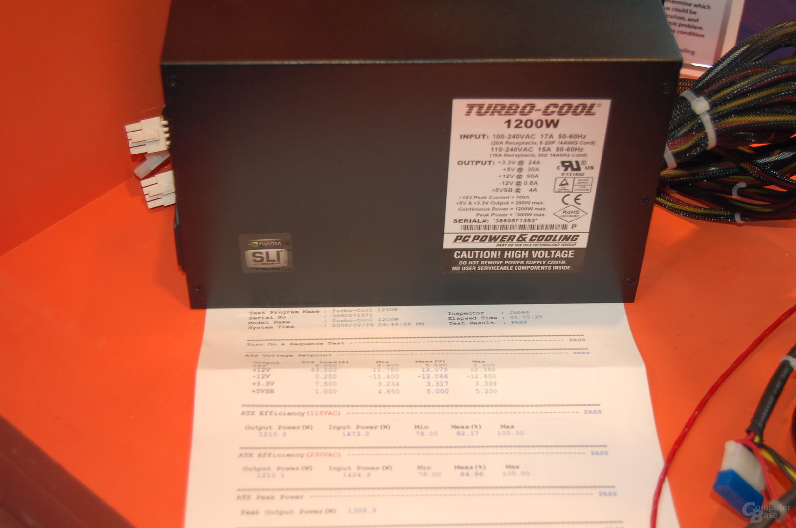 Individueller Testbericht für das PC Power & Cooling Turbo-Cool 1200 ESA