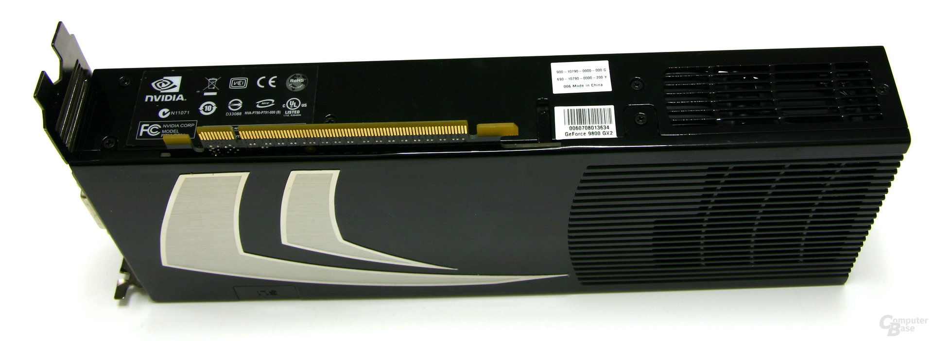 GeForce 9800 GX2 Unterseite