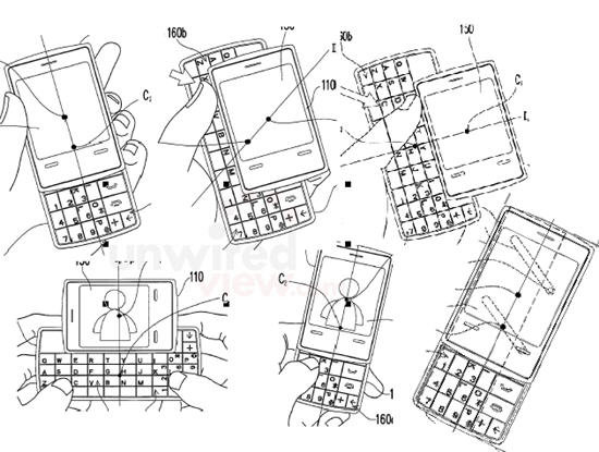 HTC-Patent zu diagonalem Slider | Quelle: unwiredview.com