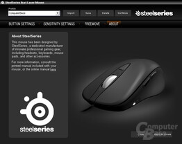 Kein Treiber – die Steelseries-Software kann optional genutzt werden