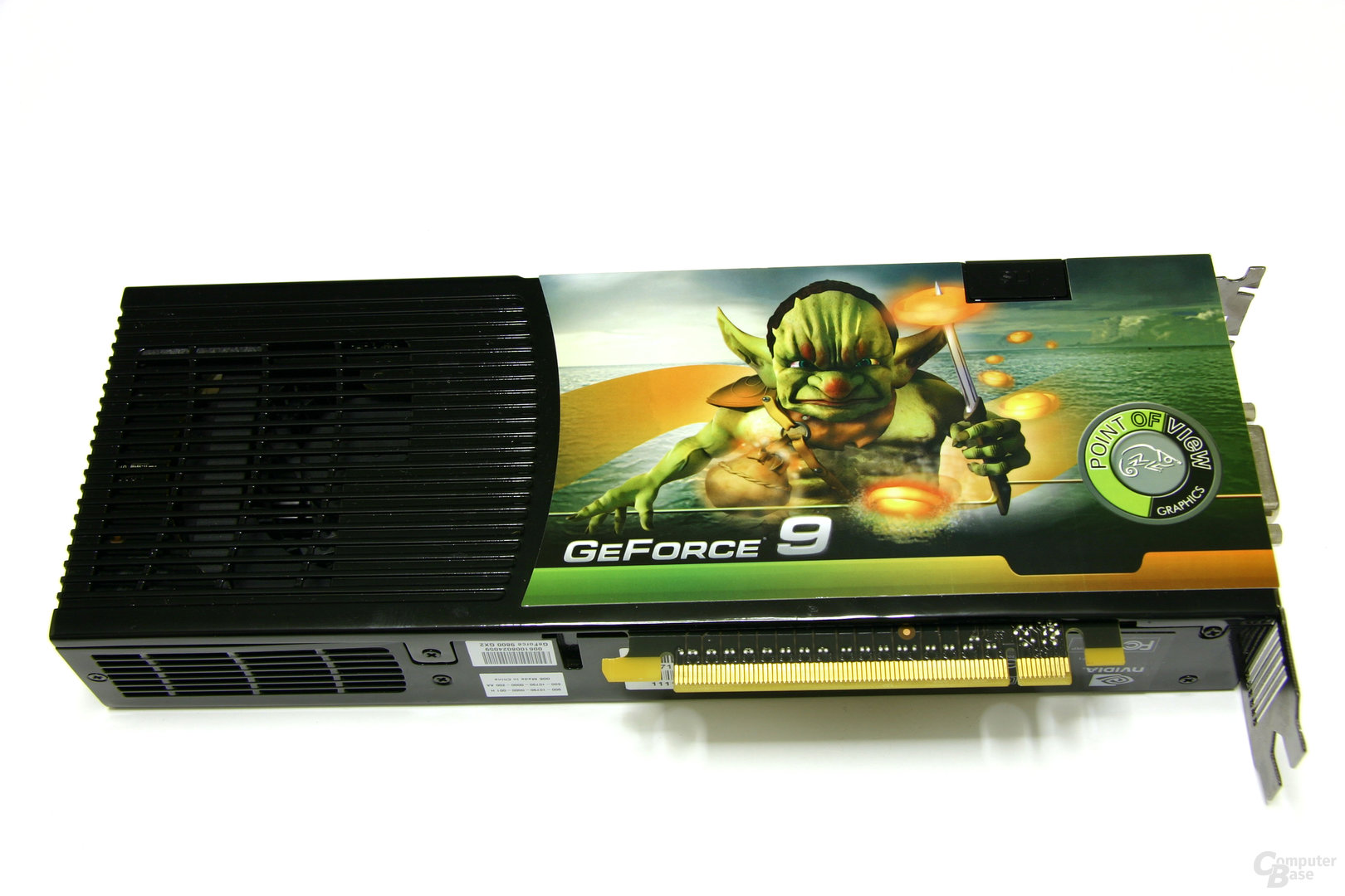 POV GeForce 9800 GX2 Rückseite