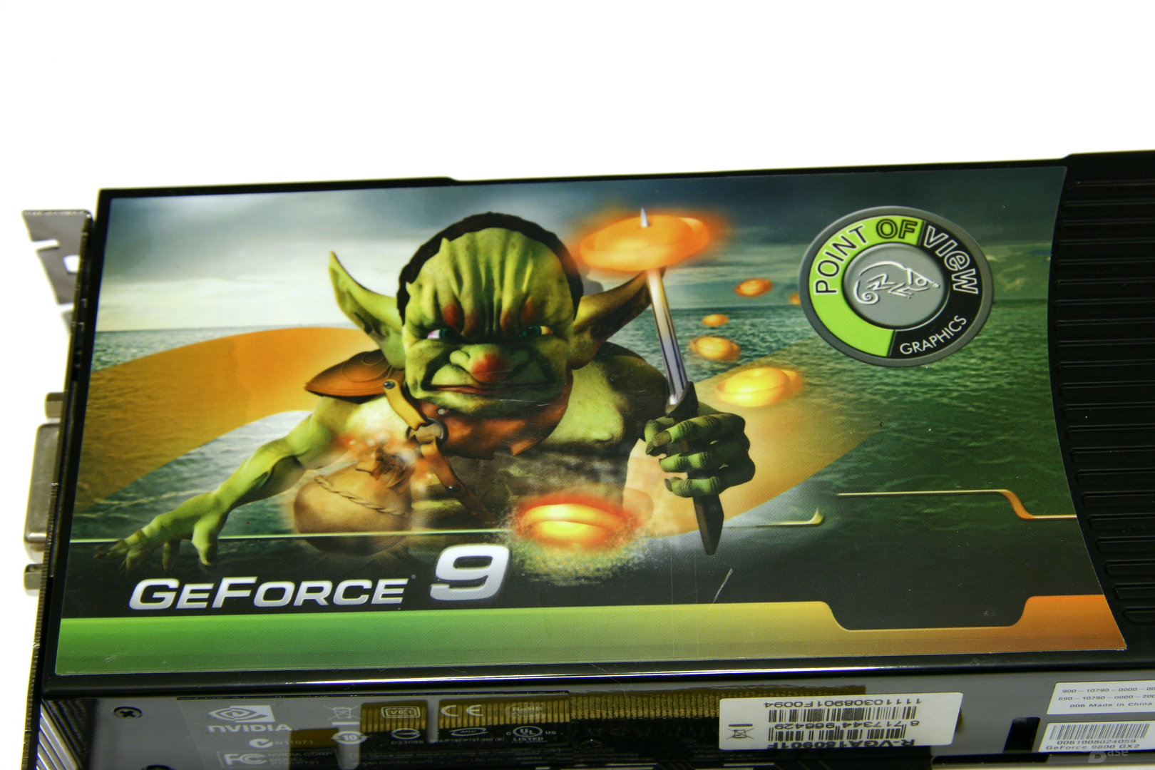 POV GeForce 9800 GX2 Sticker