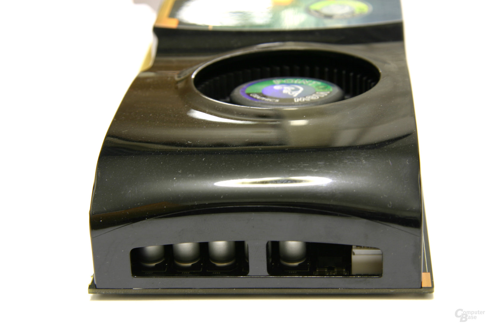 GeForce 9800 GTX Kühlerende