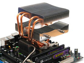 Ausrichtung mit Heatpipes zum Chipsatz bringt die beste Performance