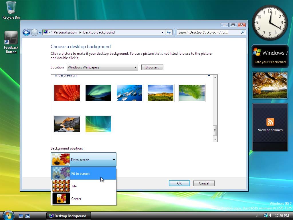 Windows 7 Build 6519