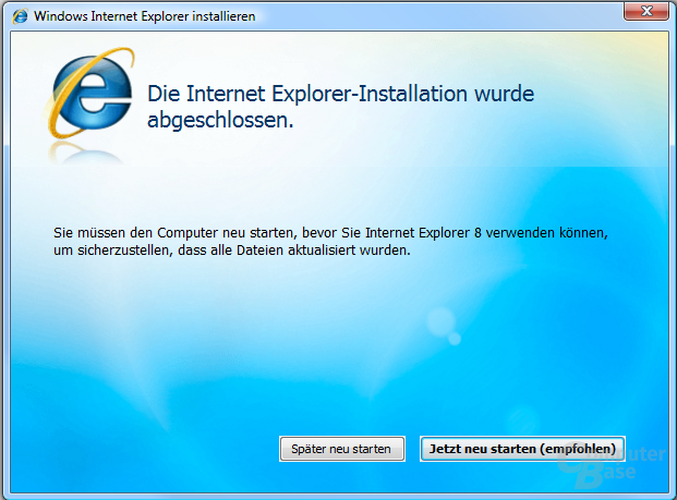 Internet Explorer 8.0 Beta 1 Deutsch