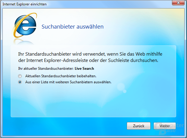 Internet Explorer 8.0 Beta 1 Deutsch