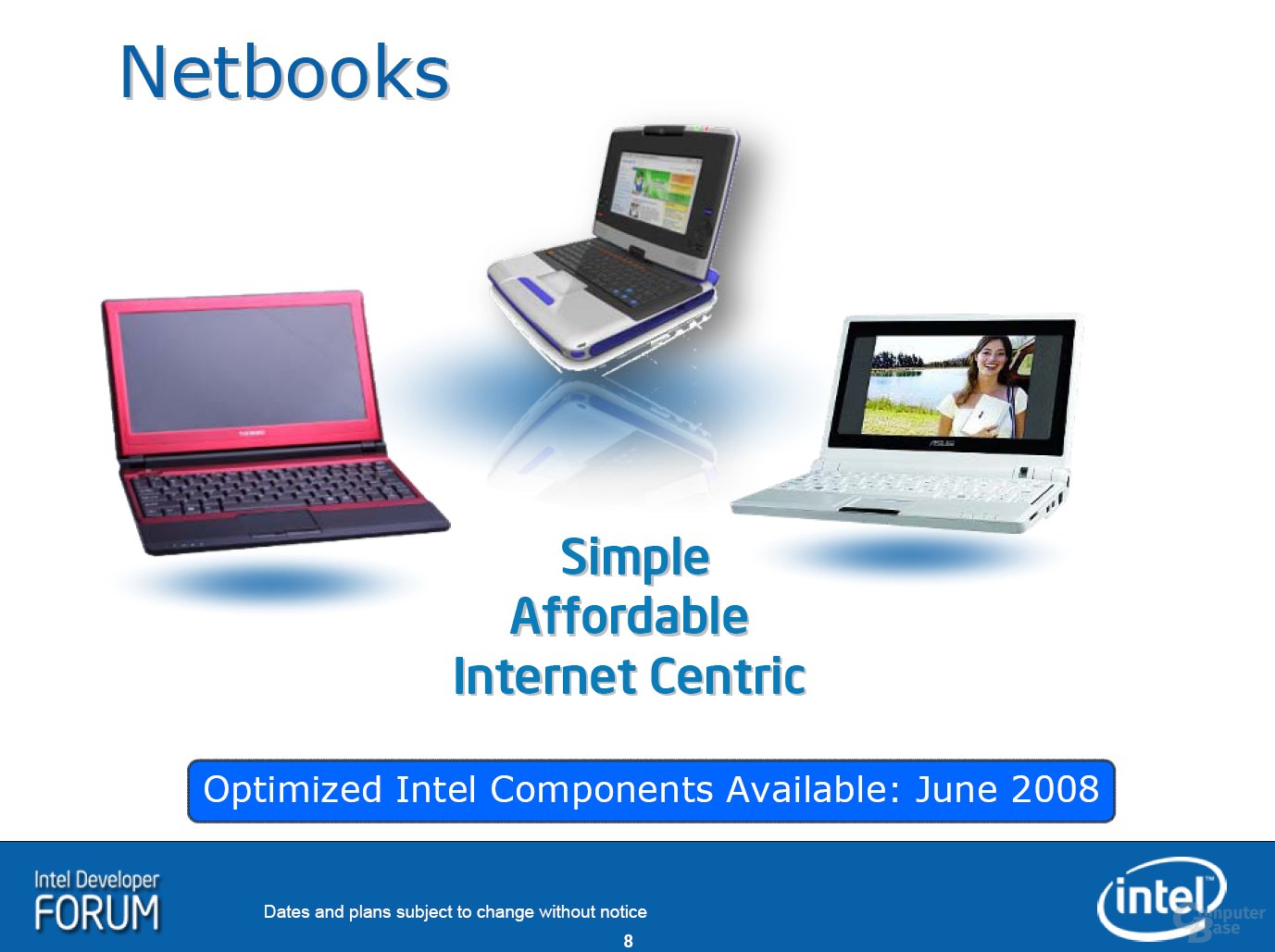 Intel Netbooks (IDF Spring 2008)