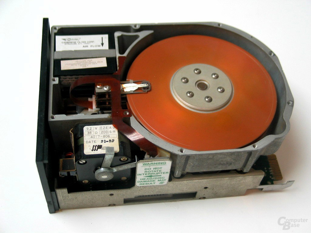 ST506 - 1980: Erste 5,25-Zoll-Festplatte