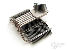 Kupferboden und Heatpipe-Sixpack