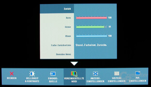 Manuelle RGB-Kalibrierung