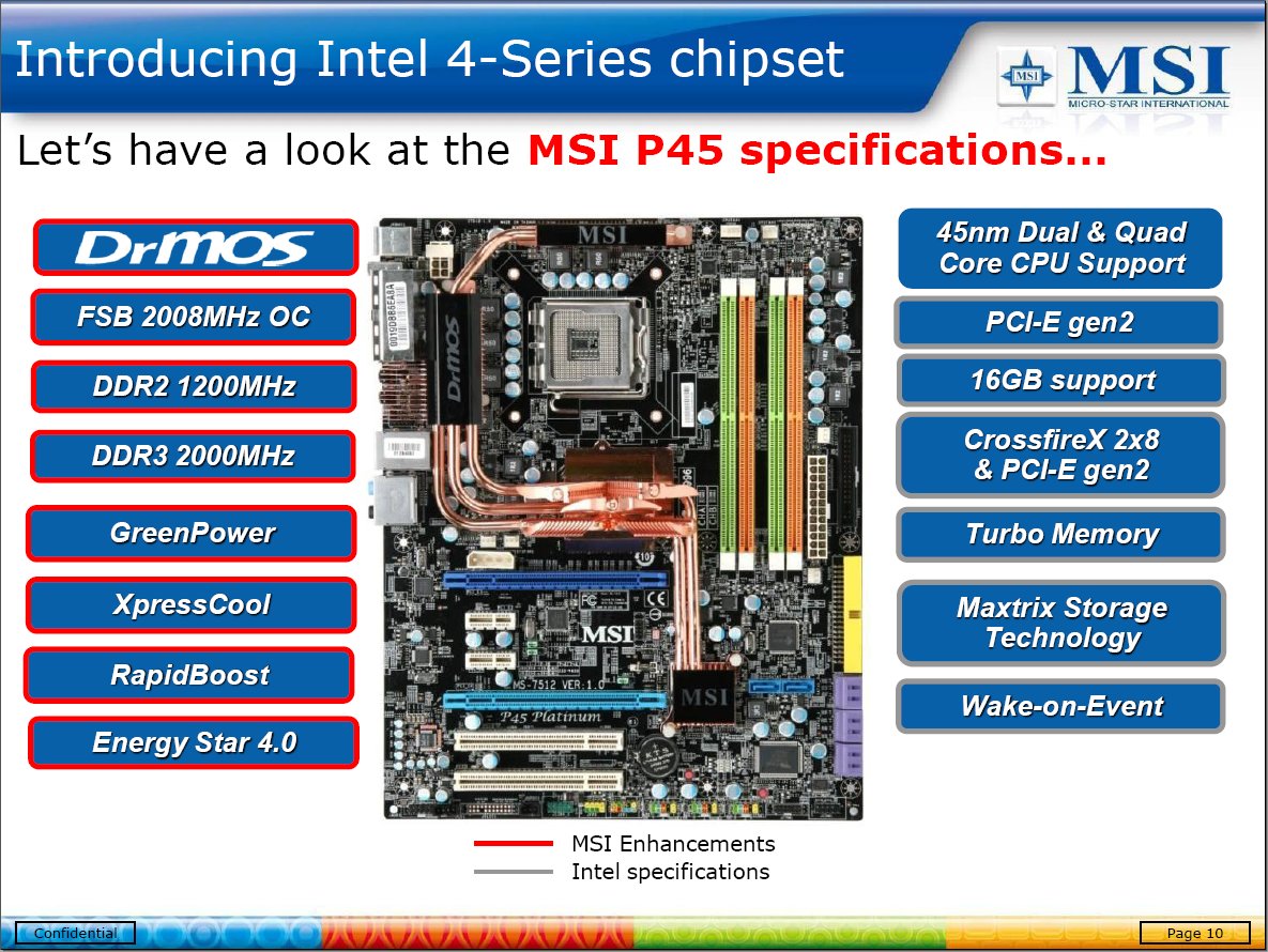 MSIs neue Features der P45-Mainboards
