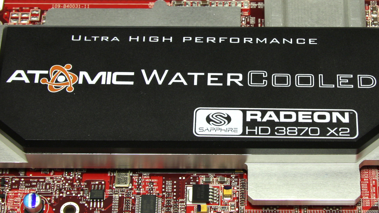 Radeon HD 3870 X2 Atomic im Test: Sapphire setzt ATis Flaggschiff unter Wasser